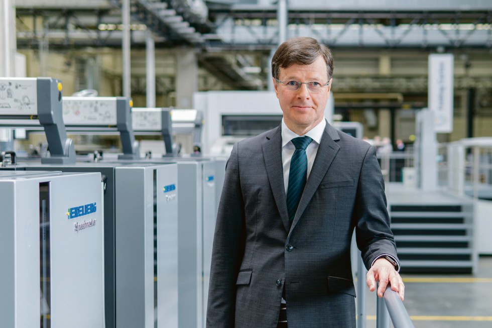 Der Physiker Ludwin Monz ist seit dem 1. April 2022 CEO der Heidelberger Druckmaschinen AG. Foto: Heidelberger Druckmaschinen