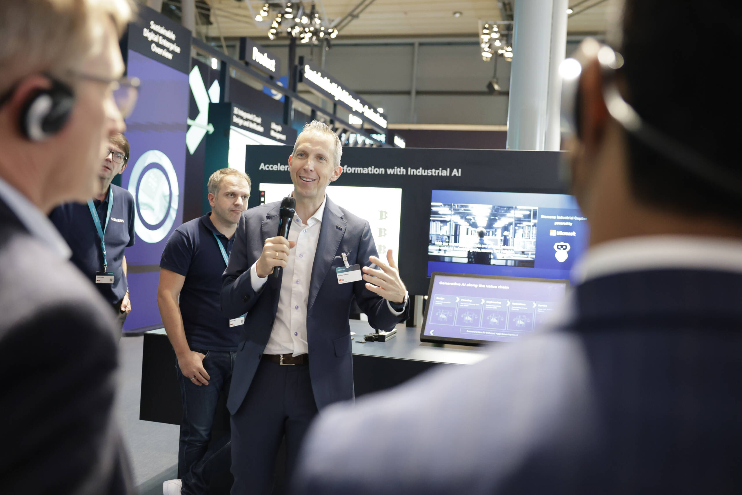 Für Siemens-Factory Automation-CEO Brehm ist generative KI keine Universallösung